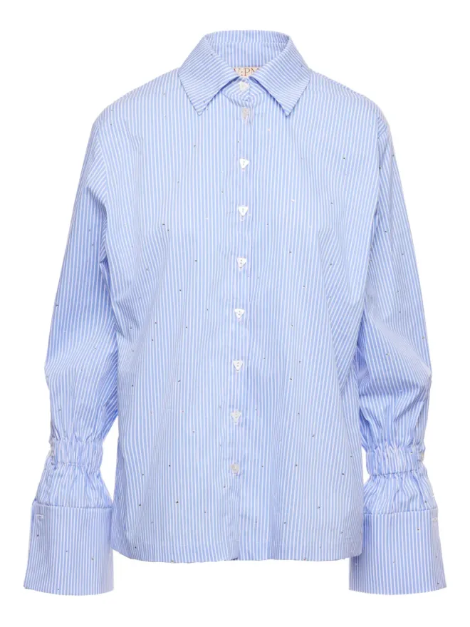V:PM ATELIER V:PM ATELIER Ginny striped embellished shirtの商品画像