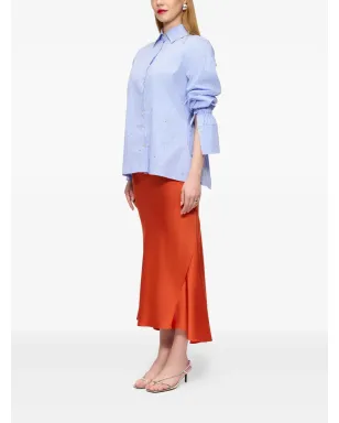 V:PM ATELIER Ginny striped embellished shirt - サムネイル3