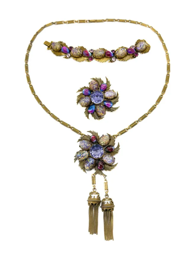 Jennifer Gibson Jewellery Jennifer Gibson Jewellery フロレンザ 1960s Dragons Breath ネックレスセット（ゴールド）の商品画像