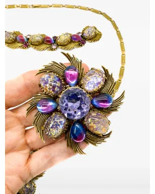 Jennifer Gibson Jewellery フロレンザ 1960s Dragons Breath ネックレスセット（ゴールド） - サムネイル5