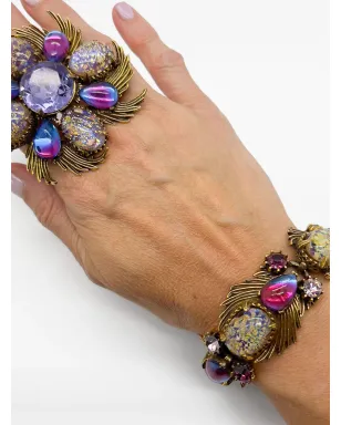 Jennifer Gibson Jewellery フロレンザ 1960s Dragons Breath ネックレスセット（ゴールド） - サムネイル2