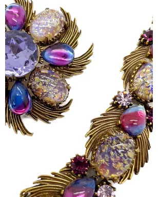 Jennifer Gibson Jewellery フロレンザ 1960s Dragons Breath ネックレスセット（ゴールド） - サムネイル4