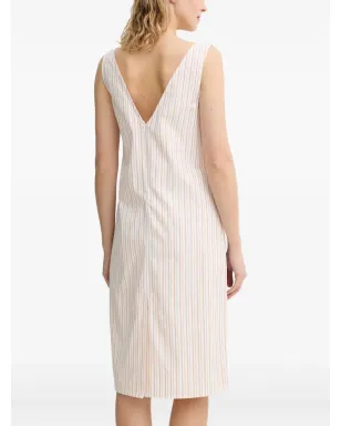 Day Birger Et Mikkelsen ストライプ Vネック ミニドレス - White - サムネイル3