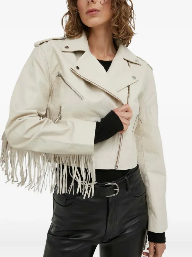 Day Birger Et Mikkelsen Day Birger Et Mikkelsen フリンジジップジャケットの商品画像