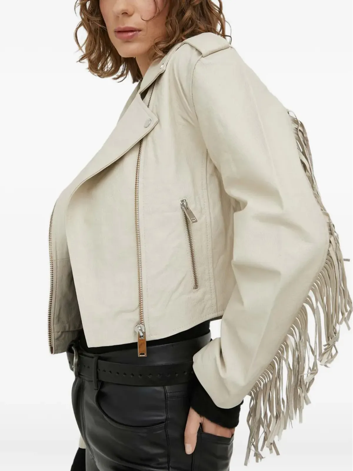 Day Birger Et Mikkelsen フリンジジップジャケット - 画像3