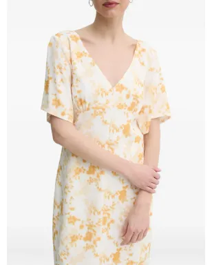 Day Birger Et Mikkelsen Vネック花柄ミニドレス - White - サムネイル1