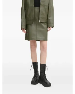 Day Birger Et Mikkelsen Danin leather mini skirt - サムネイル1