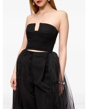 V:PM ATELIER Lisa strapless tulle-panel top - サムネイル5