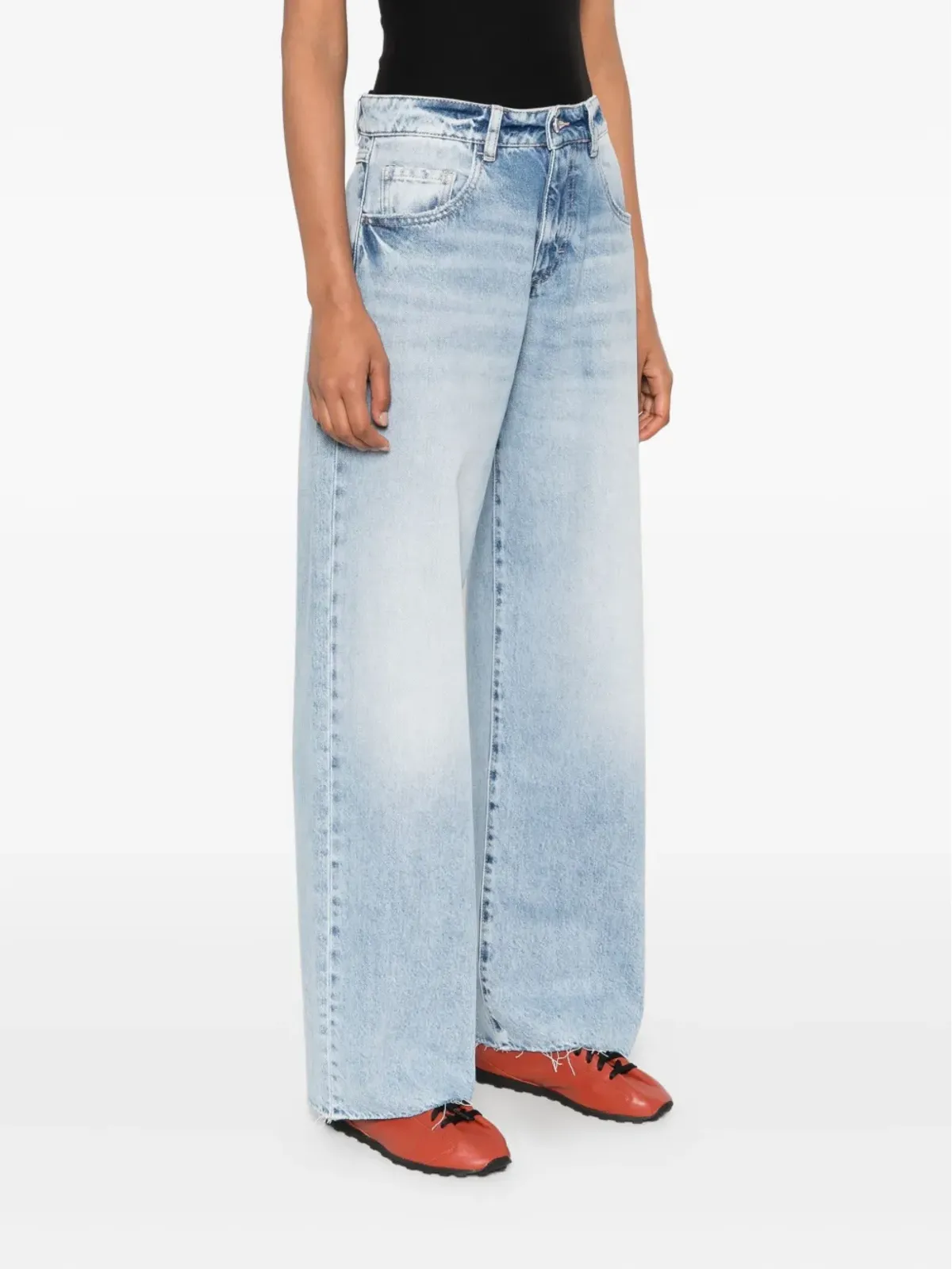 ICON DENIM フリンジエッジ ジーンズ - 画像3