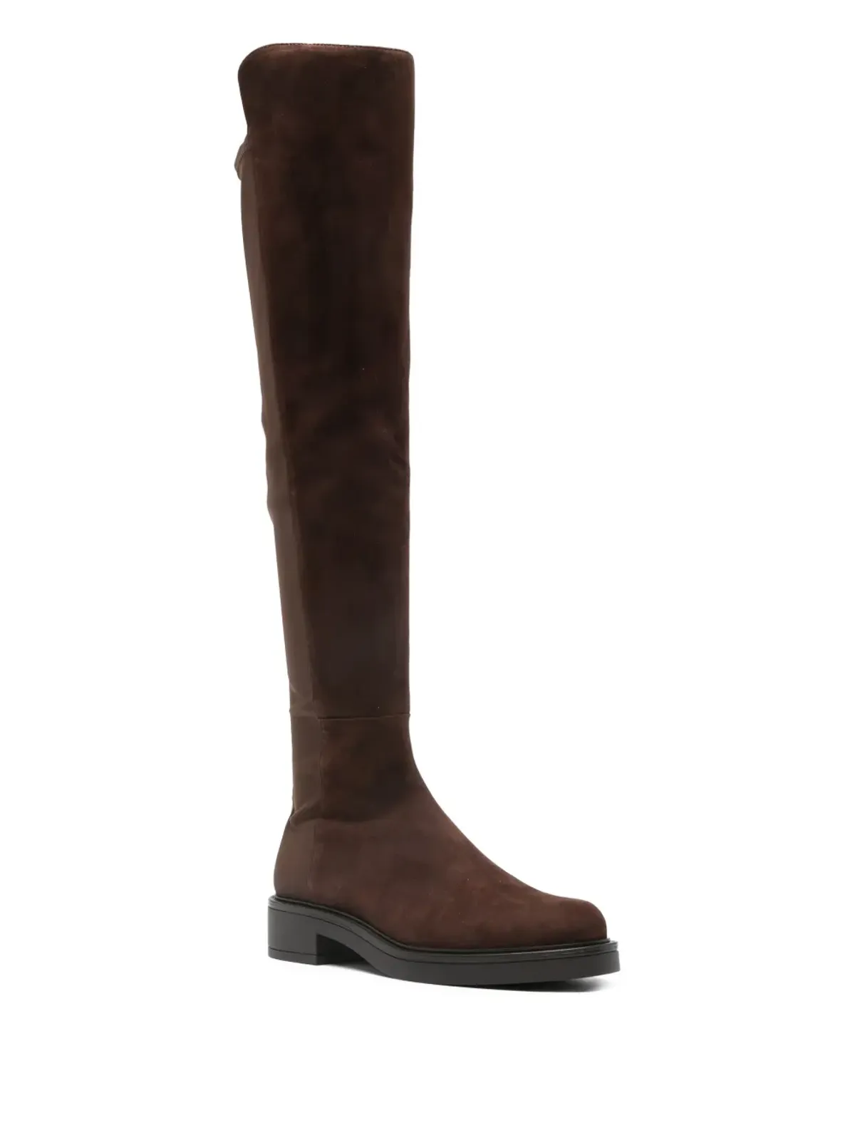 Stuart Weitzman スエード ストレッチニット ブーツ - 画像2