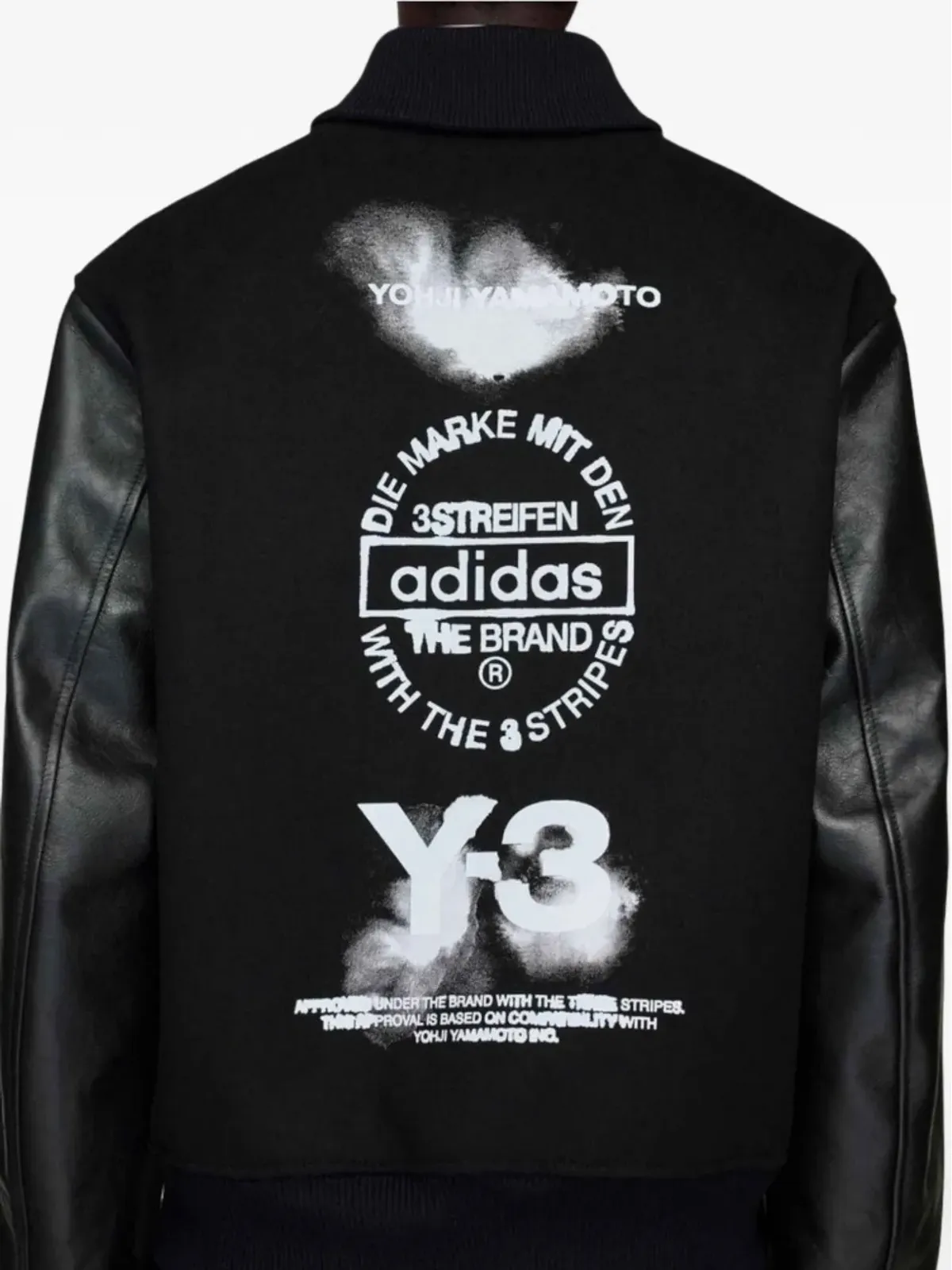 Y-3 x Yohji Yamamoto リブ編みボンバージャケット - 画像5