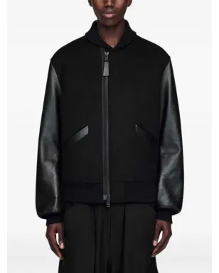 Y-3 x Yohji Yamamoto リブ編みボンバージャケット - サムネイル3