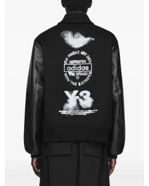 Y-3 x Yohji Yamamoto リブ編みボンバージャケット - サムネイル4