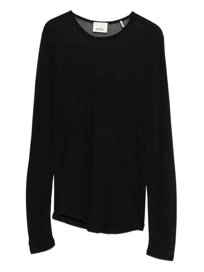 Isabel Marant ISABEL MARANT シアーパネル長袖トップ - Blackの商品画像