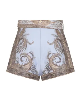 ZIMMERMANN ペイズリー柄ベルト付きショートパンツ - サムネイル2