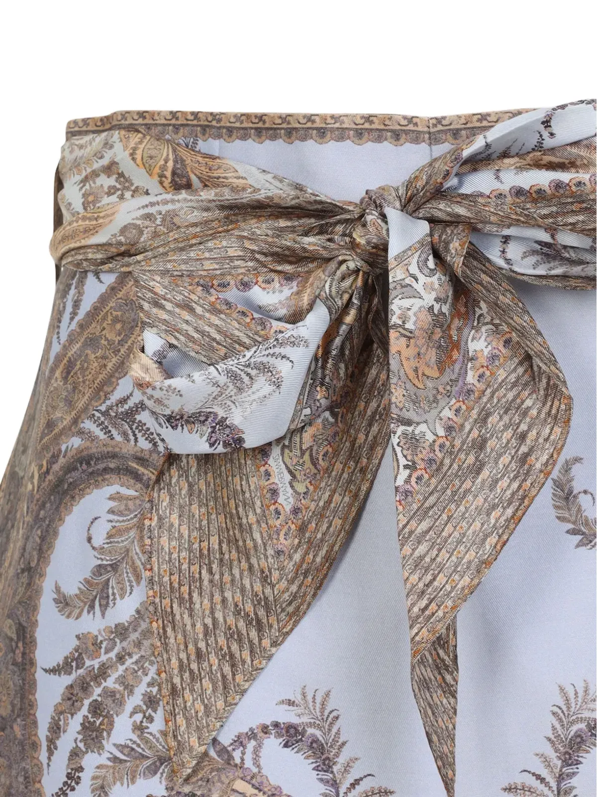 ZIMMERMANN ペイズリー柄ベルト付きショートパンツ - 画像3