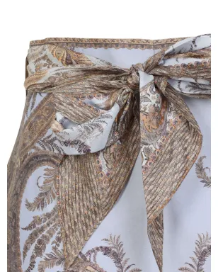 ZIMMERMANN ペイズリー柄ベルト付きショートパンツ - サムネイル3