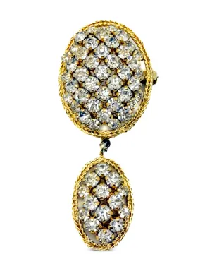 Christian Dior Pre-Owned 1961 ラティス ブローチ - サムネイル1