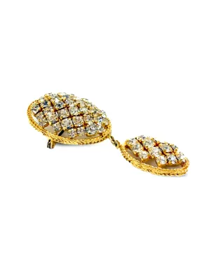 Christian Dior Pre-Owned 1961 ラティス ブローチ - サムネイル2