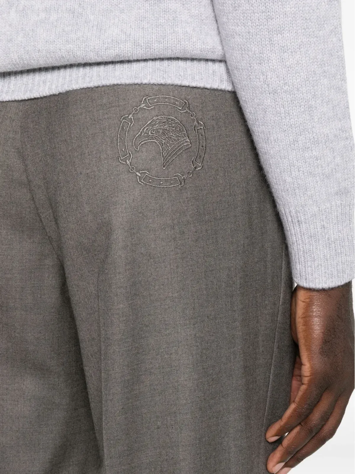 Stefano Ricci ウール テーラードパンツ - 画像5