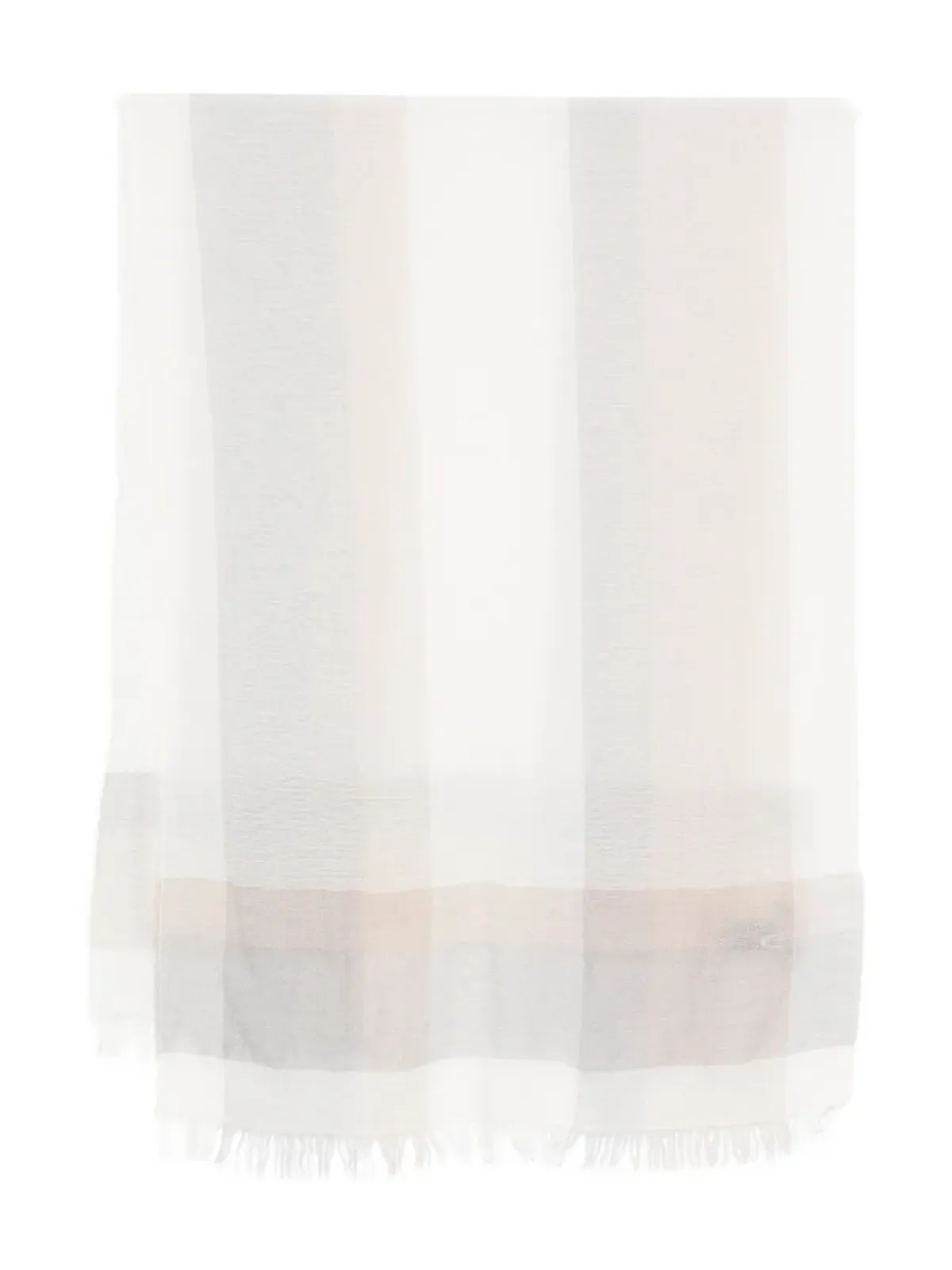 D.Exterior ストライプ柄フリンジスカーフ - 画像1