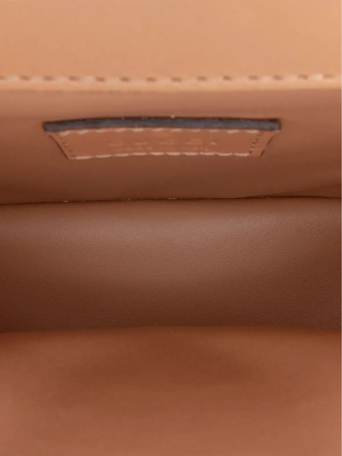 Gucci ビンテージ ミニ レザー デコ チェーン ショルダーバッグ ブラウン - 画像5