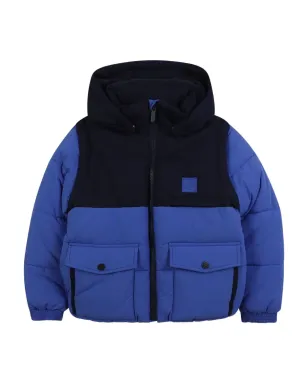 Timberland Kids 着脱式袖パディッドジャケット ブラック - サムネイル2
