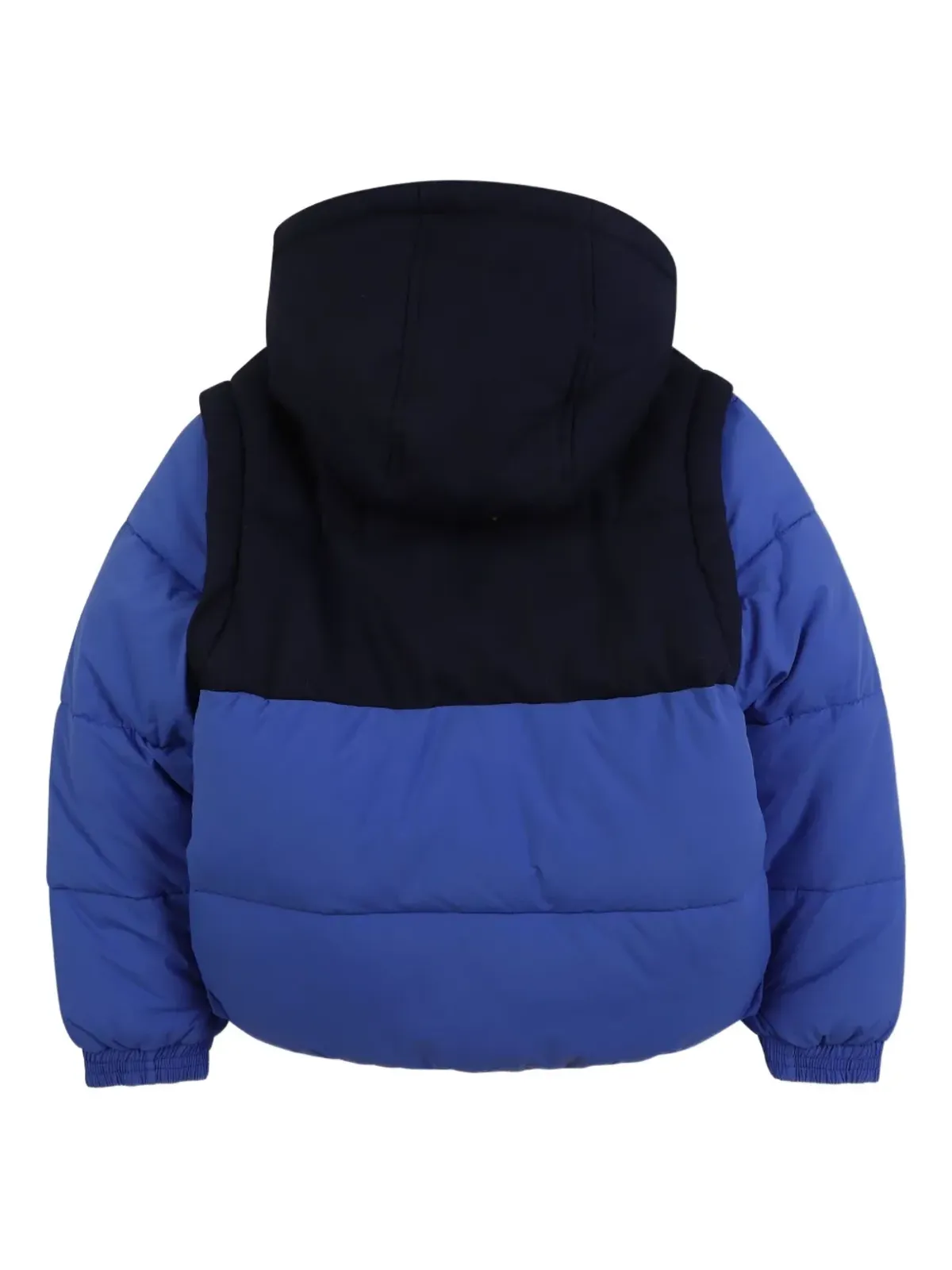 Timberland Kids 着脱式袖パディッドジャケット ブラック - 画像3