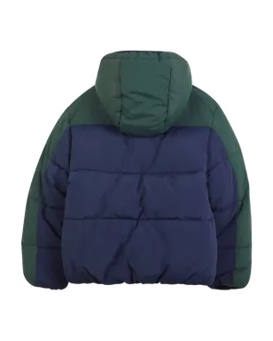 Timberland Kids フード付きカラー・ブロック柄のパッド入りジャケット - サムネイル2