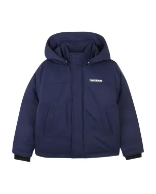 Timberland Kids フード付きパディッドコート ブルー - サムネイル1