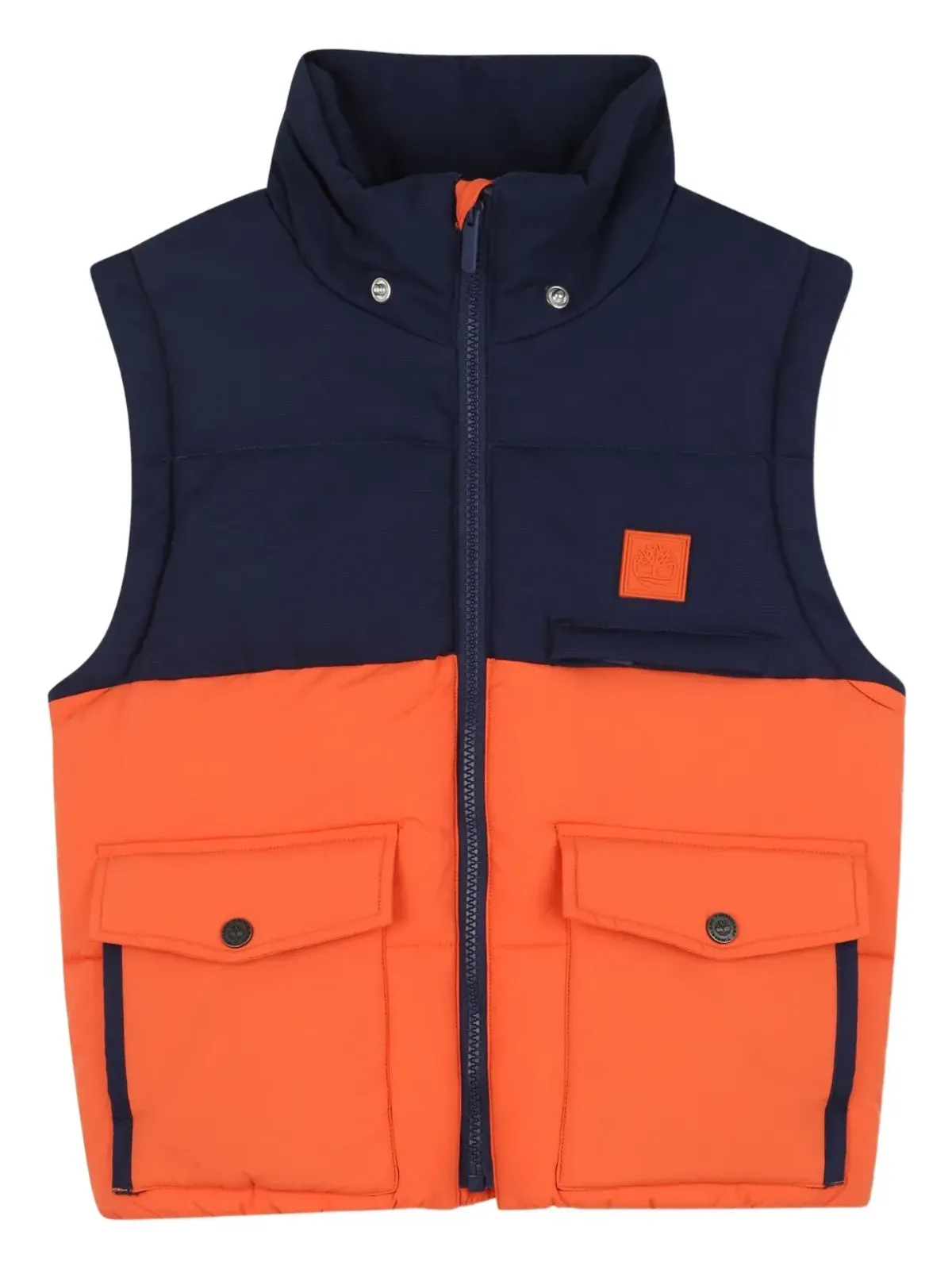 Timberland Kids フード付きツートーンパディッドジャケット - 画像3