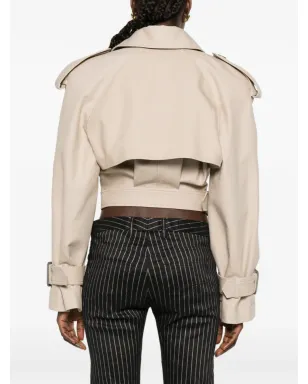 WARDROBE.NYC ドリルバックル付きトレンチジャケット - サムネイル4