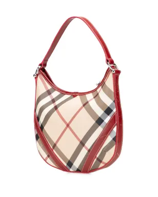 Burberry Pre-Owned Larkin ホーボーバッグ（コーテッドキャンバス×レザー） - サムネイル3