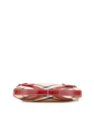 Burberry Pre-Owned Larkin ホーボーバッグ（コーテッドキャンバス×レザー） - サムネイル4