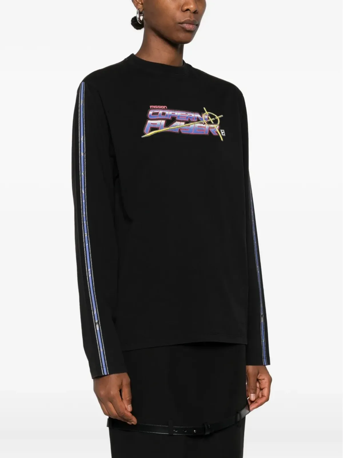 Coperni ロゴプリント長袖Tシャツ - 画像3
