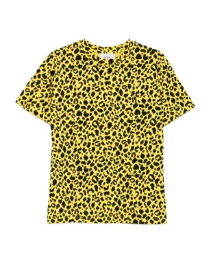 Coperni レオパード柄ボックス型Tシャツ - イエロー - サムネイル1