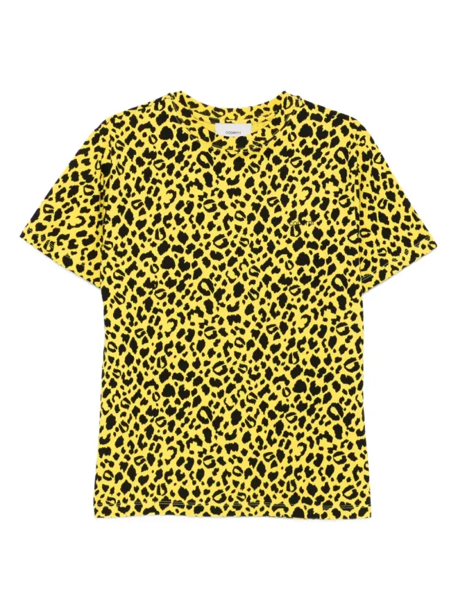 Coperni Coperni レオパード柄ボックス型Tシャツ - イエローの商品画像