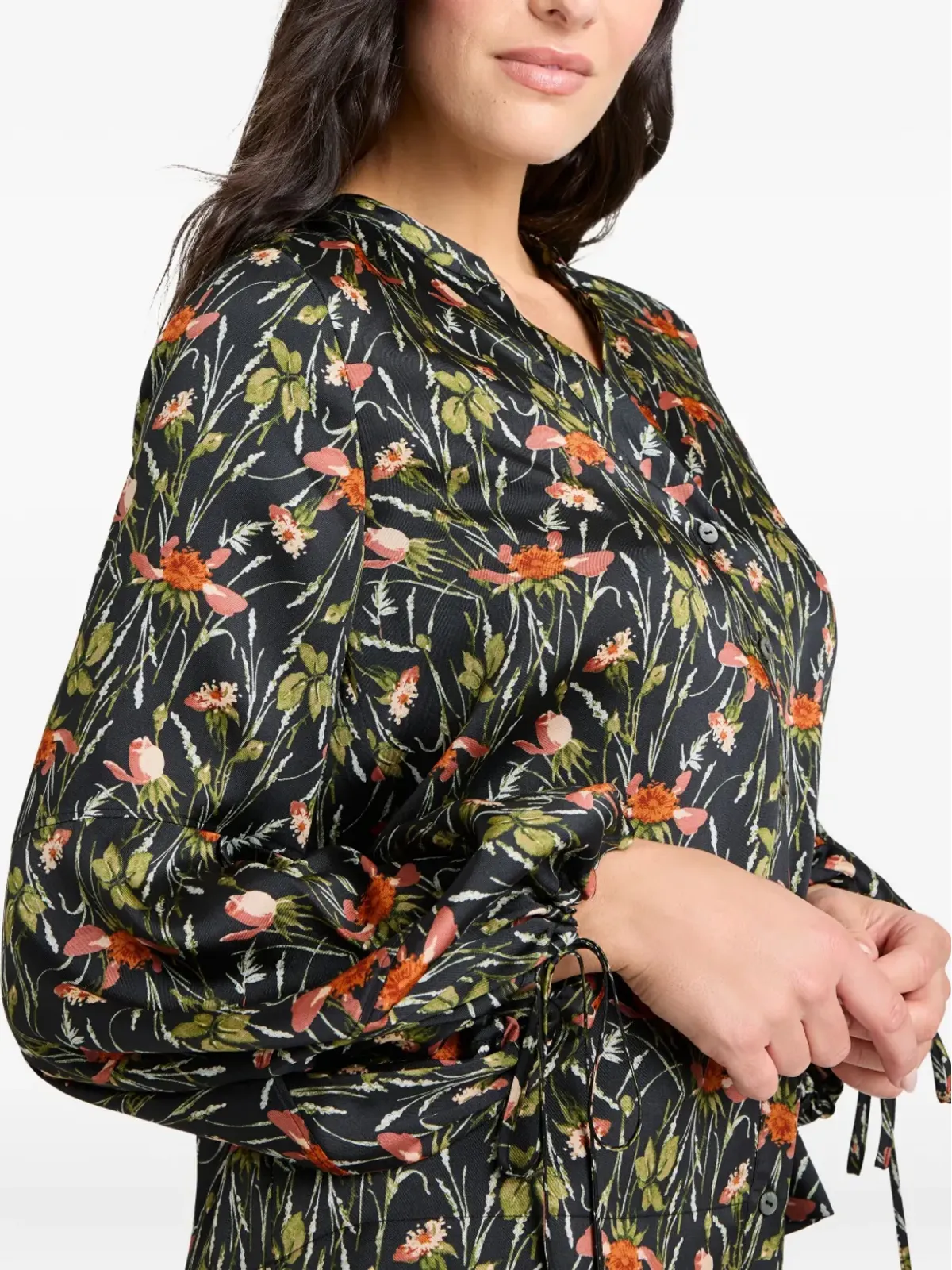 Cinq A Sept Windswept Meadow Rosella top - Black - 画像5
