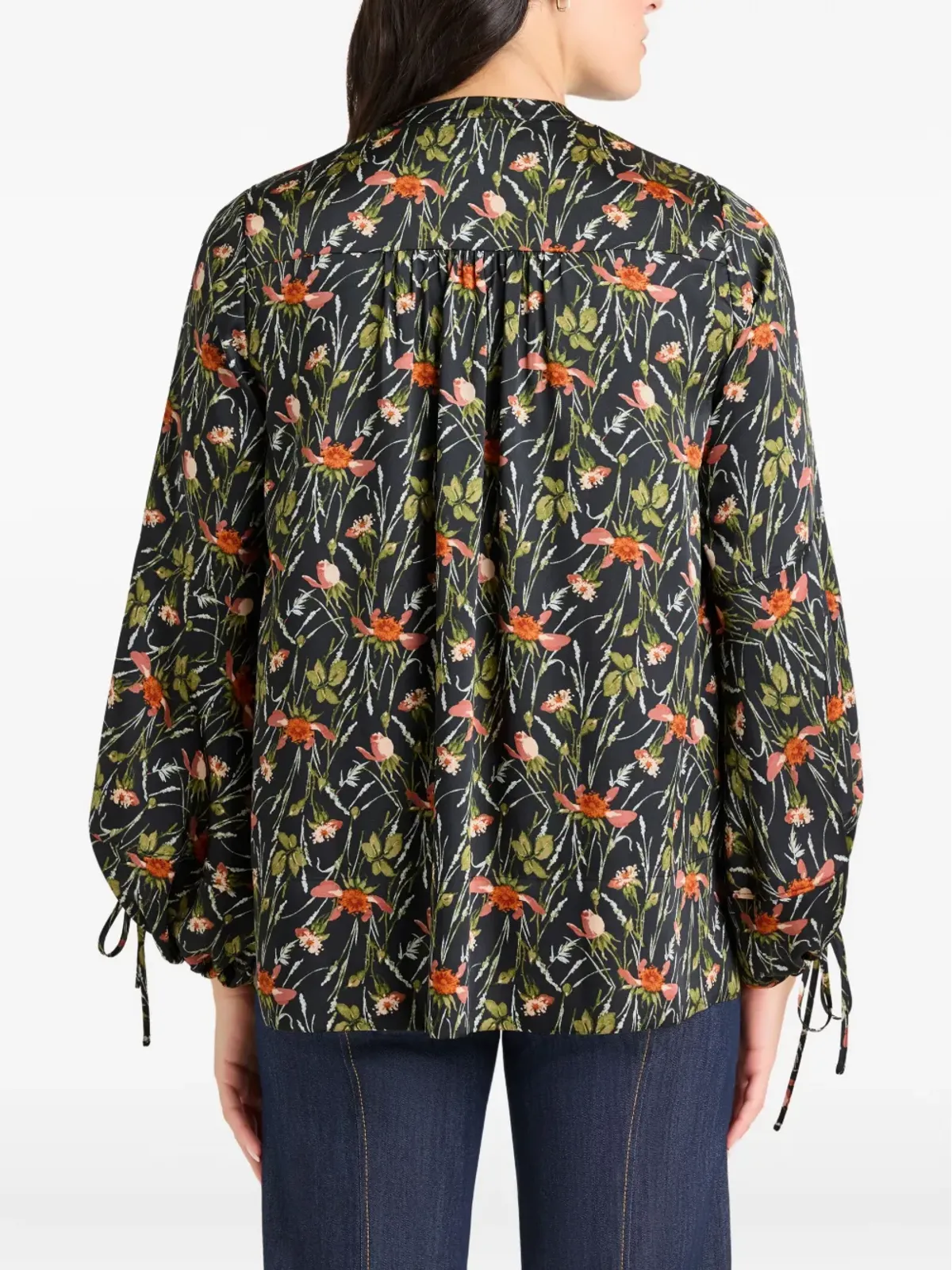 Cinq A Sept Windswept Meadow Rosella top - Black - 画像4