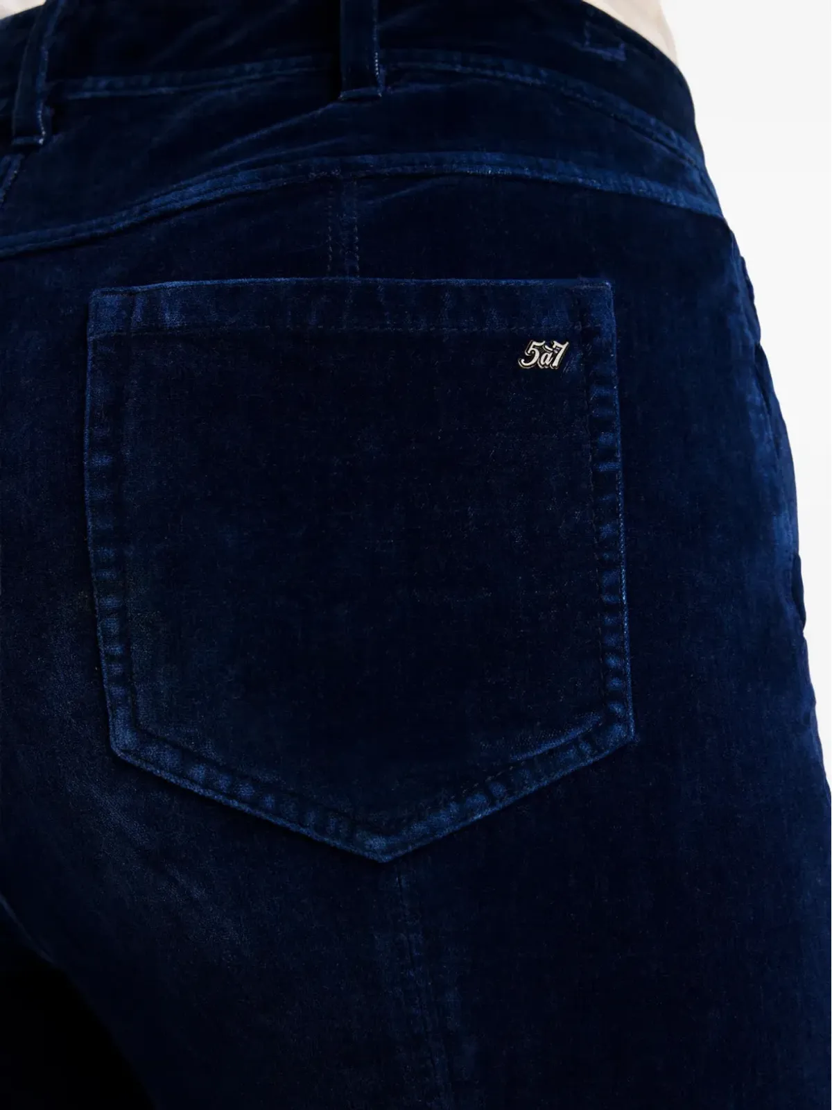 Cinq A Sept シャイリン ベルベットデニムパンツ - 画像5