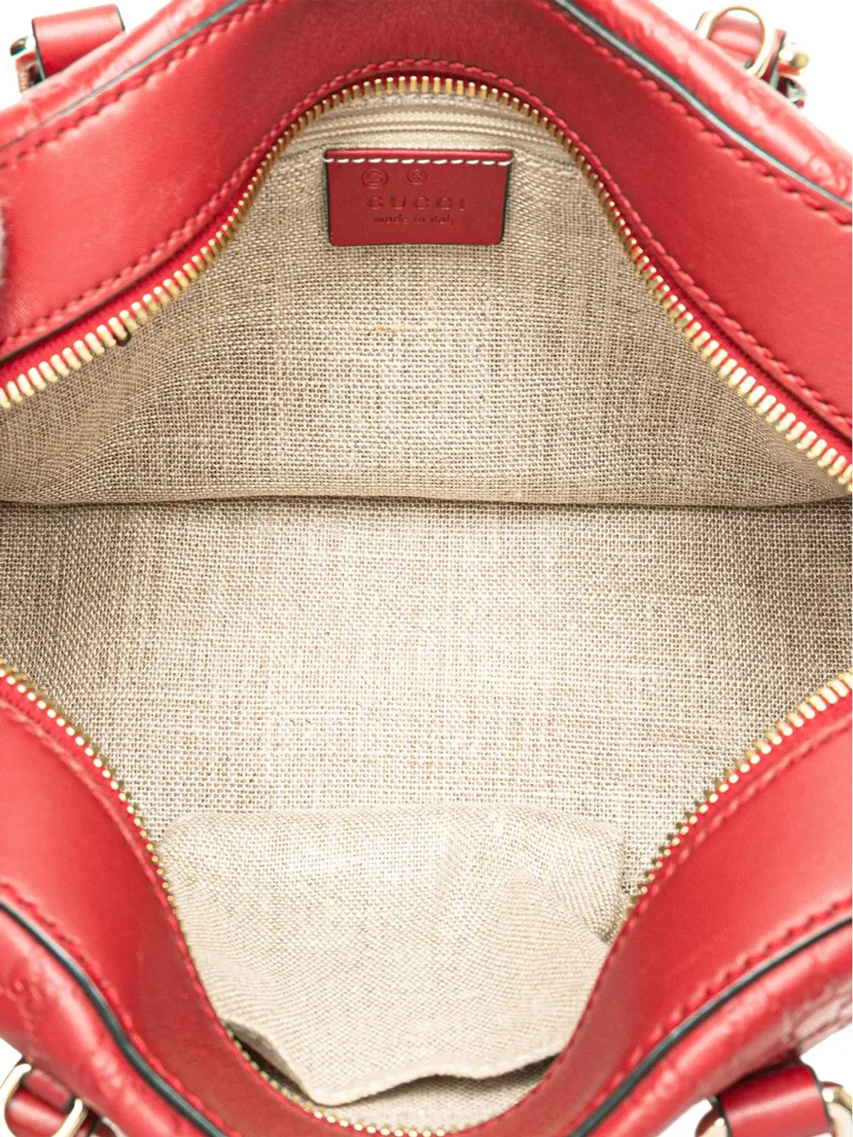 Gucci Pre-Owned マイクログッチシマ ブリー サッチェル - 画像5