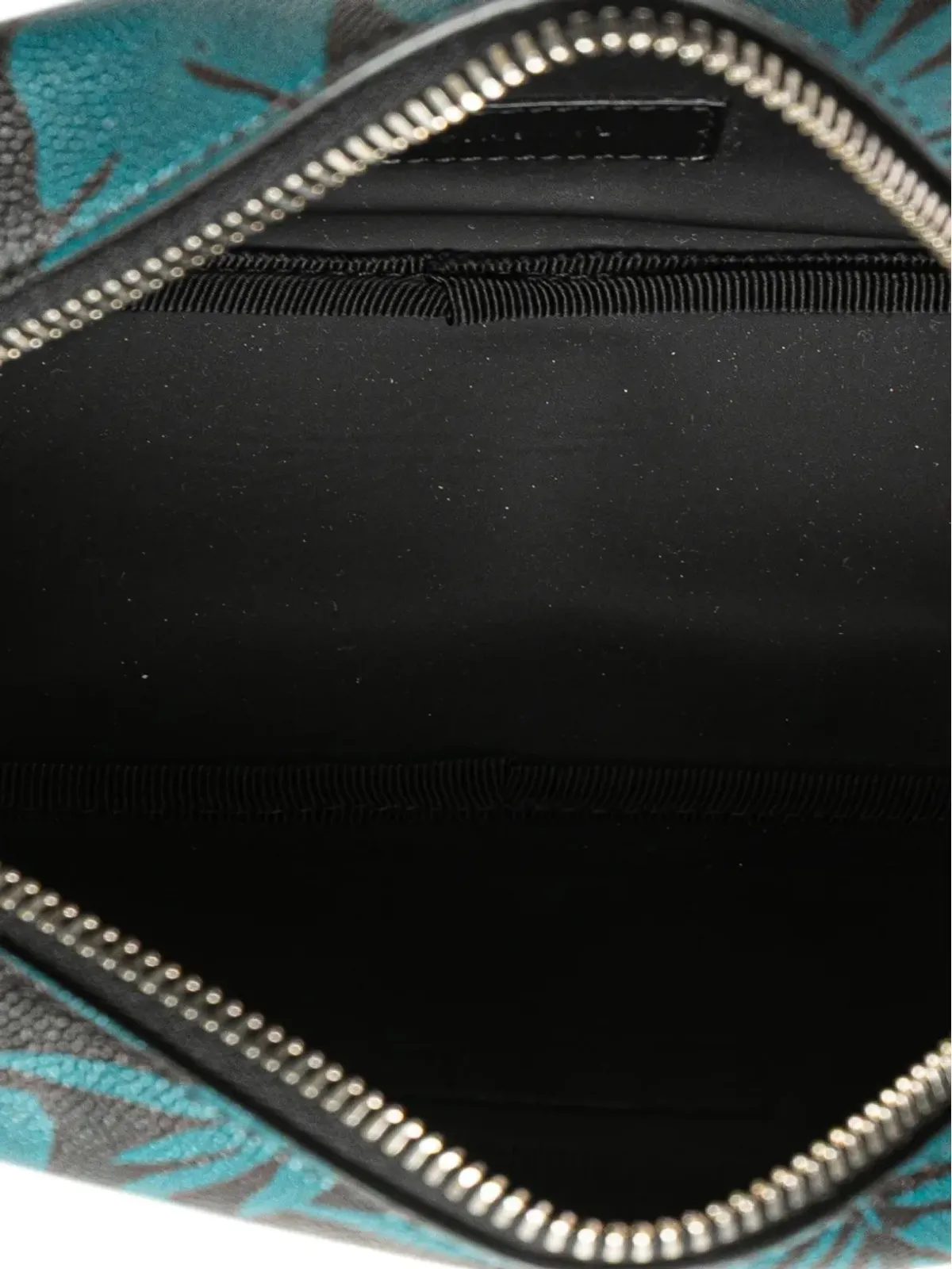 Saint Laurent Pre-Owned 2021 Grain de Poudre Tropical Palm ポーチ - 画像4