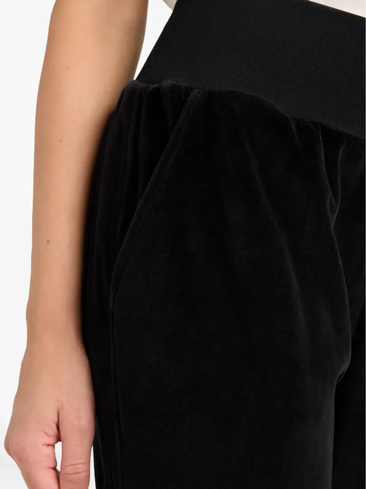 Cinq A Sept Giles velour cargo pants - Black - 画像5