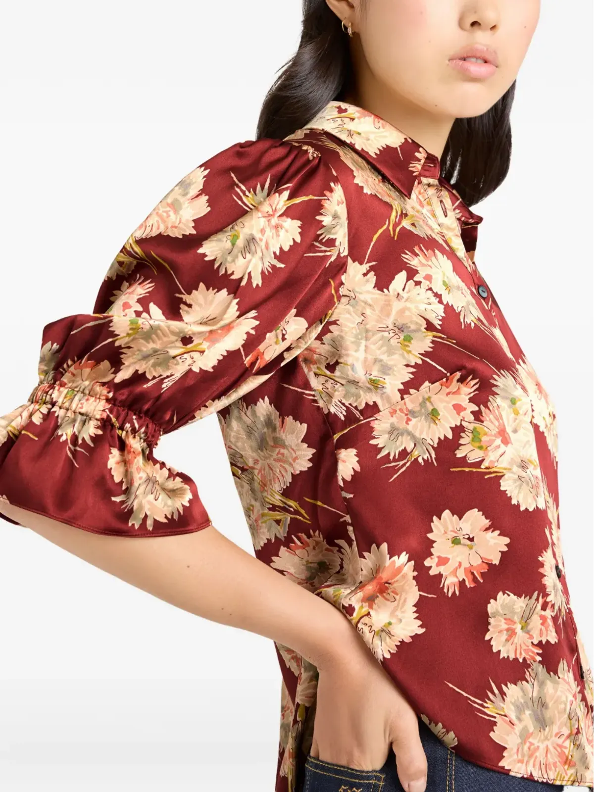Cinq A Sept Mae Bouquet Fiona シャツ - 画像5