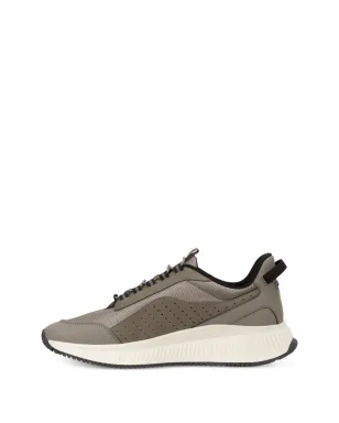 BOSS perforated lace-up sneakers - Neutrals - サムネイル2