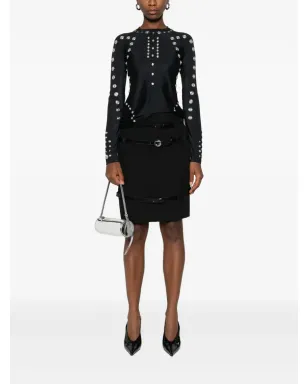 Coperni metal-embellished long-sleeve t-shirt - Black - サムネイル2