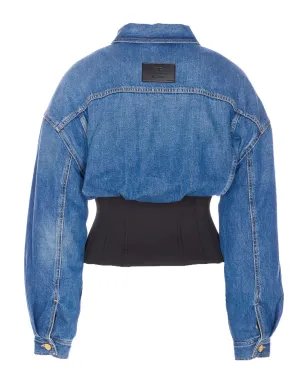 Elisabetta Franchi コルセットデニムジャケット - サムネイル2