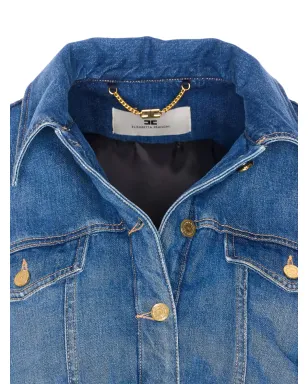 Elisabetta Franchi コルセットデニムジャケット - サムネイル4