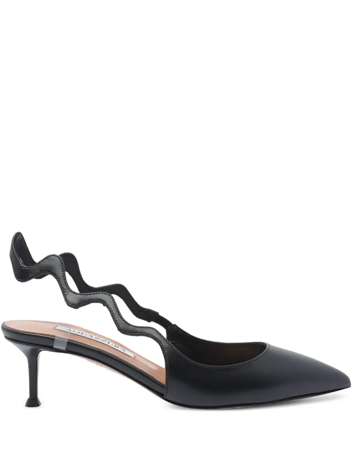 Aquazzura ウェーブディテール スリングバックパンプス - 画像1