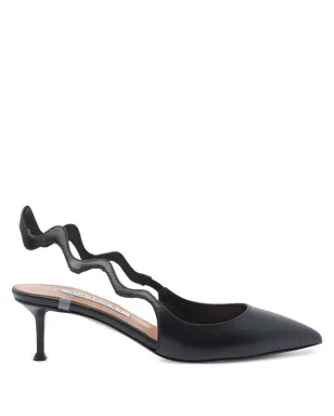 Aquazzura ウェーブディテール スリングバックパンプス - サムネイル1